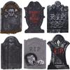 Exciting Halloween Tombstone Foam Decoration For Haunted House And Graveyard