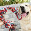 Large Cotton Knot Chew-Resistant Dog Toy for Teething and Interactive Training