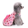 Spring and Summer Thin Strawberry Homewear Pink Girl Heart Cat Dog Clothes Cute Princess Style Pet Summer Dress Skirt