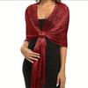 Women Elegant Evening Dresses Shawls Tassels Female Party Wedding Accessories Scarf