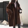 Модный женский карманный кардиган с длинным рукавом, повседневный свободный свитер, топы, плащ
