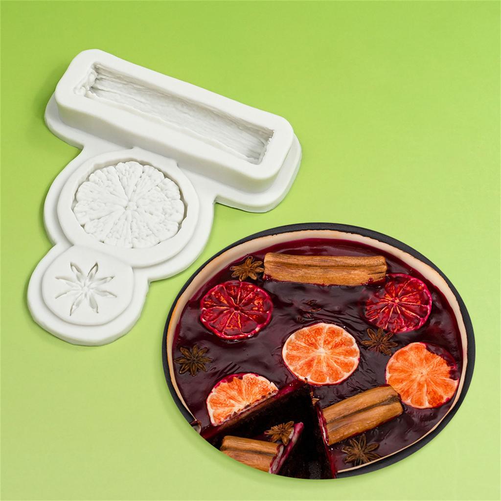 Высококачественные силиконовые формы для помадки, реалистичные формы для специй и орехов для потрясающих украшений тортов и вечеринок