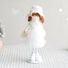 Christmas Angel Doll Ornaments Tabletop Small Plush Fairy Elf Figurine for Thanksgiving New Year Birthday Wedding Xmas Party Decoration