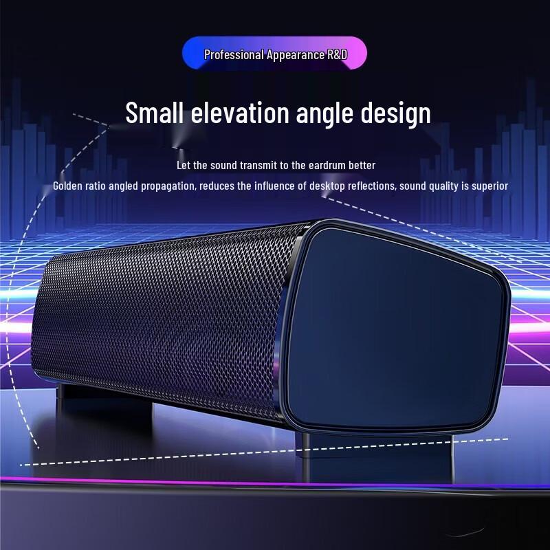 Newmine BT60 Wired Desktop Computer Speakers with Subwoofer CN plug (adapter included)