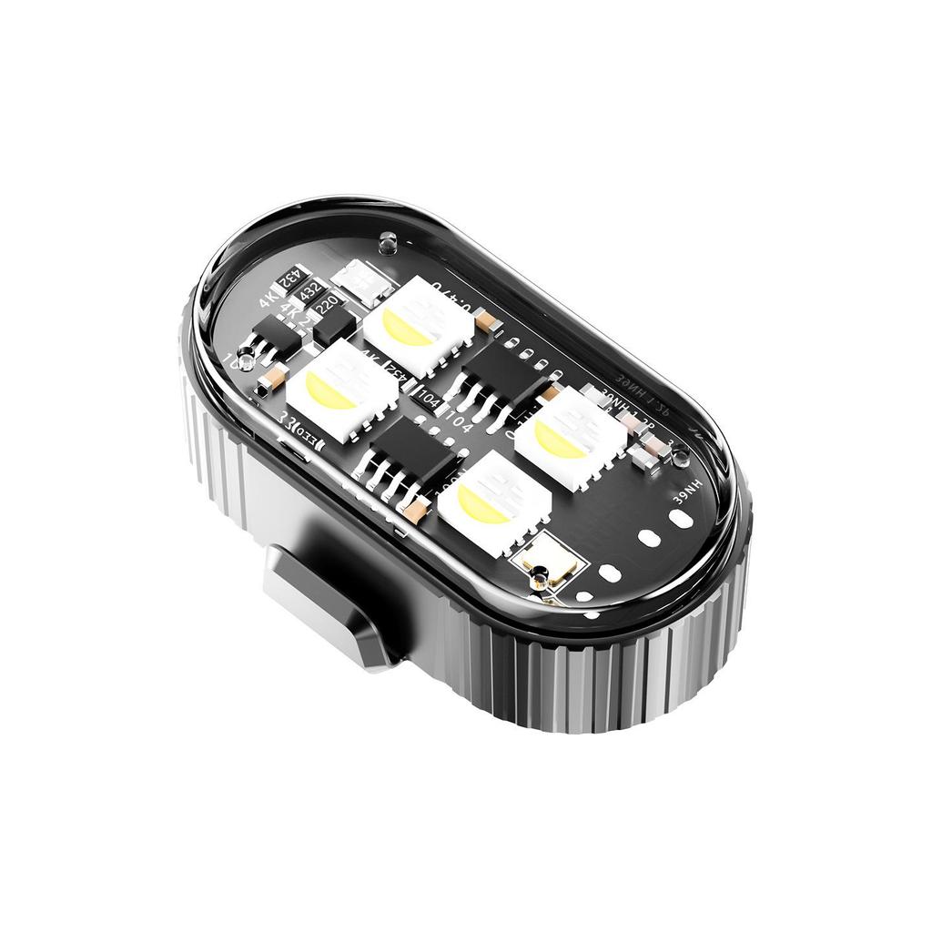 Беспроводной RGB LED Авиационный Противоударный Фонарь - Высокояркий, с Дистанционным Управлением, Перезаряжаемый, Семицветный Циклический Ночной Предупреждающий Фонарь