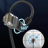 Двойной коленчатый кабель Ethernet CAT6A, тонкий кабель Cat6, интернет-кабель для компьютера, маршрутизатора, ноутбука