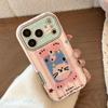 Подходит для Осени и Зимы Чехол для Мобильного Телефона Iphone17promax Apple 16 15 Плюшевые Мультяшные Животные 13 Кожаный Чехол для Мобильного Телефона