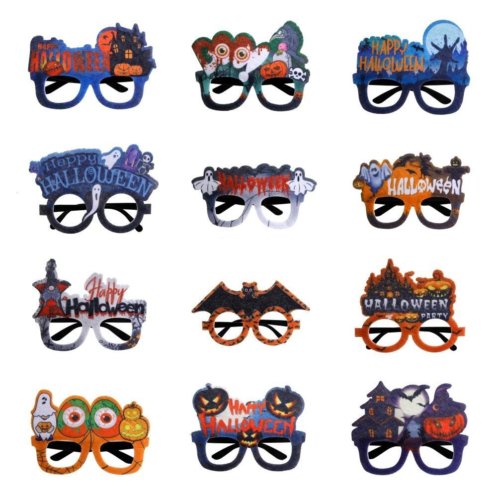 Bats Ghost Funny Glasses Pumpkins Halloween Cosplay Props Halloween Eyeglasses Frame Children