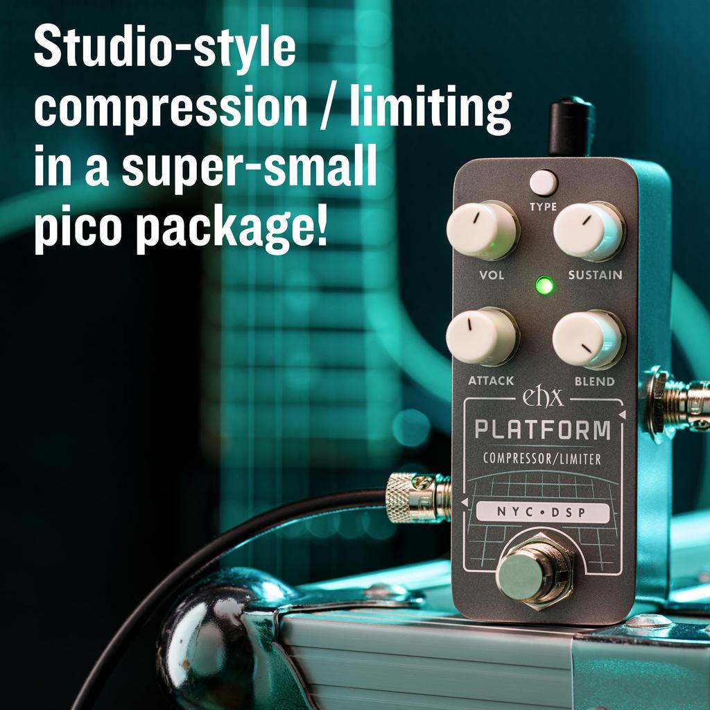 Pico Platform COMPRESSOR LIMITER Компрессор-лимитер Гитарный эффектор ELECTRO-HARMONIX /
