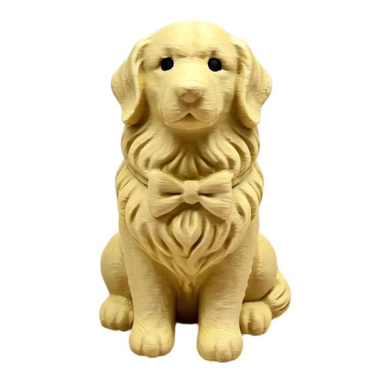 3D Печатная Фигурка Собаки Мини Галстук-бабочка Собака Коллекционная Статуэтка Форма Животного Настольная