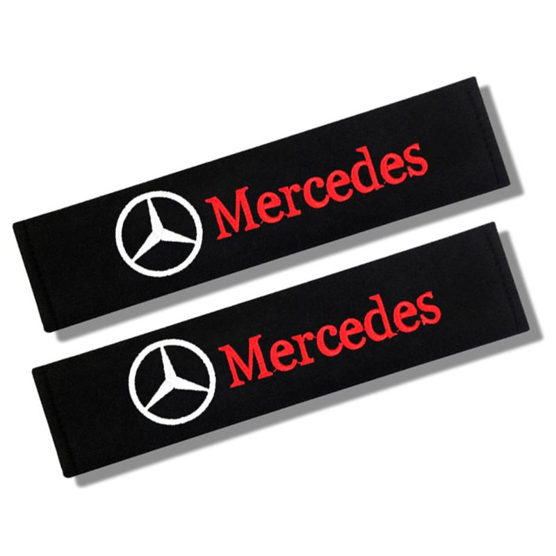 CSB1 2Pcs Car Seat Belt pad Safety Belt Shoulder Cover Protection for Mercedes Benz W177 W247 W176 W212 W213 W205 CLS CLA