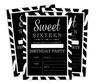 Darling Souvenir Black Birthday Invitation Card Printable Fill or Write In Blank Invites Party Supplies Pack Of 28 5 X 7