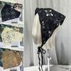 Elegant Lace Knitted Vintage Headwear Hair Scarf Headband Triangle Scarf