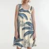 Women's Casual Fashion U-neck Sleeveless Print Dress