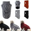 Dog Sweaters Winter Dog Knitted Jumper Knitwear Pet Clothes Puppy Cat High Collar Sweater Coats Fashion Puppy Dog Jumper