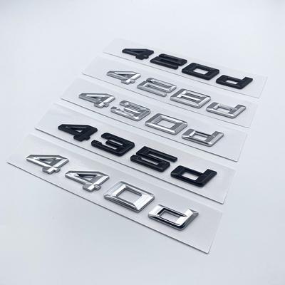 Новые цифры, буквы 420d, 428d, 430d, 435d, 440d, эмблема ABS для BMW 4 серии F32 F33 F36 G22 G23, табличка на багажник автомобиля, наклейка с логотипом