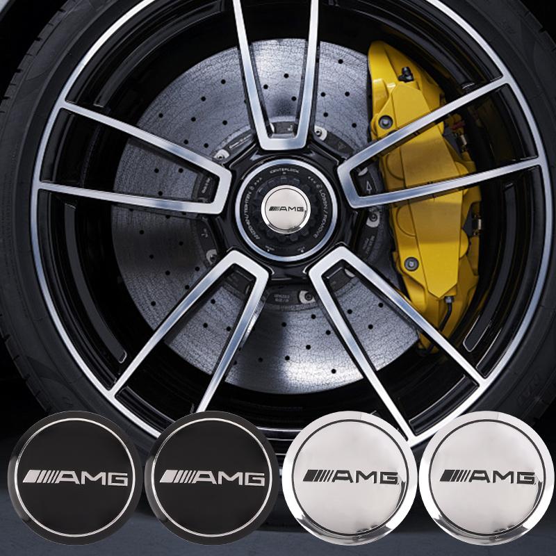 RPO5 4pcs 56MM Car For Mercedes Benz A C E S W177 W176 X166 X167 C257 C218 X253C118 C117 H247 Wheel Center Hub Cap Badge Logo Sticker