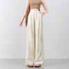 Tie-dye Linen Wide-leg Pants Summer New Cotton and Linen Casual Pants Thin High-waisted Straight Yamamoto Long Pants
