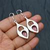 Pink kunzite Gemstone Handmade 925 Sterling Silver Jewelry Earring