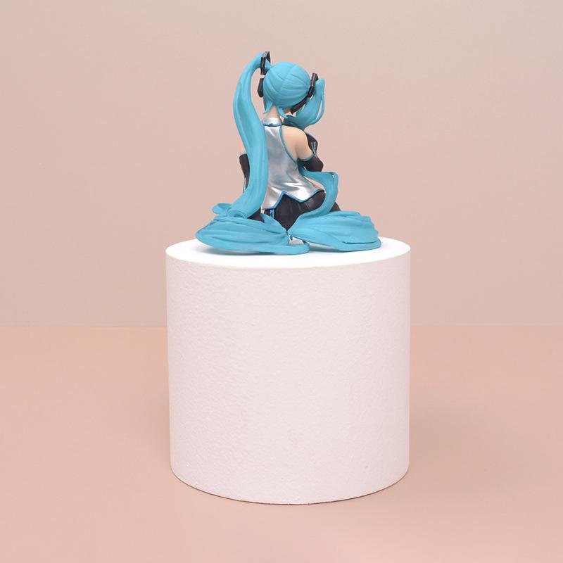 Hatsune Miku Press Cup Лапша Экшн Аниме Фигурка Игрушки Застенчивая Сексуальная Красивая Девушка Вер. Статуэтки Автомобиль Орнамент Коллекционная Модель