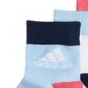adidas Набор из 3 носков, натуральный розовый/белый/ярко-голубой, детские, ED8618