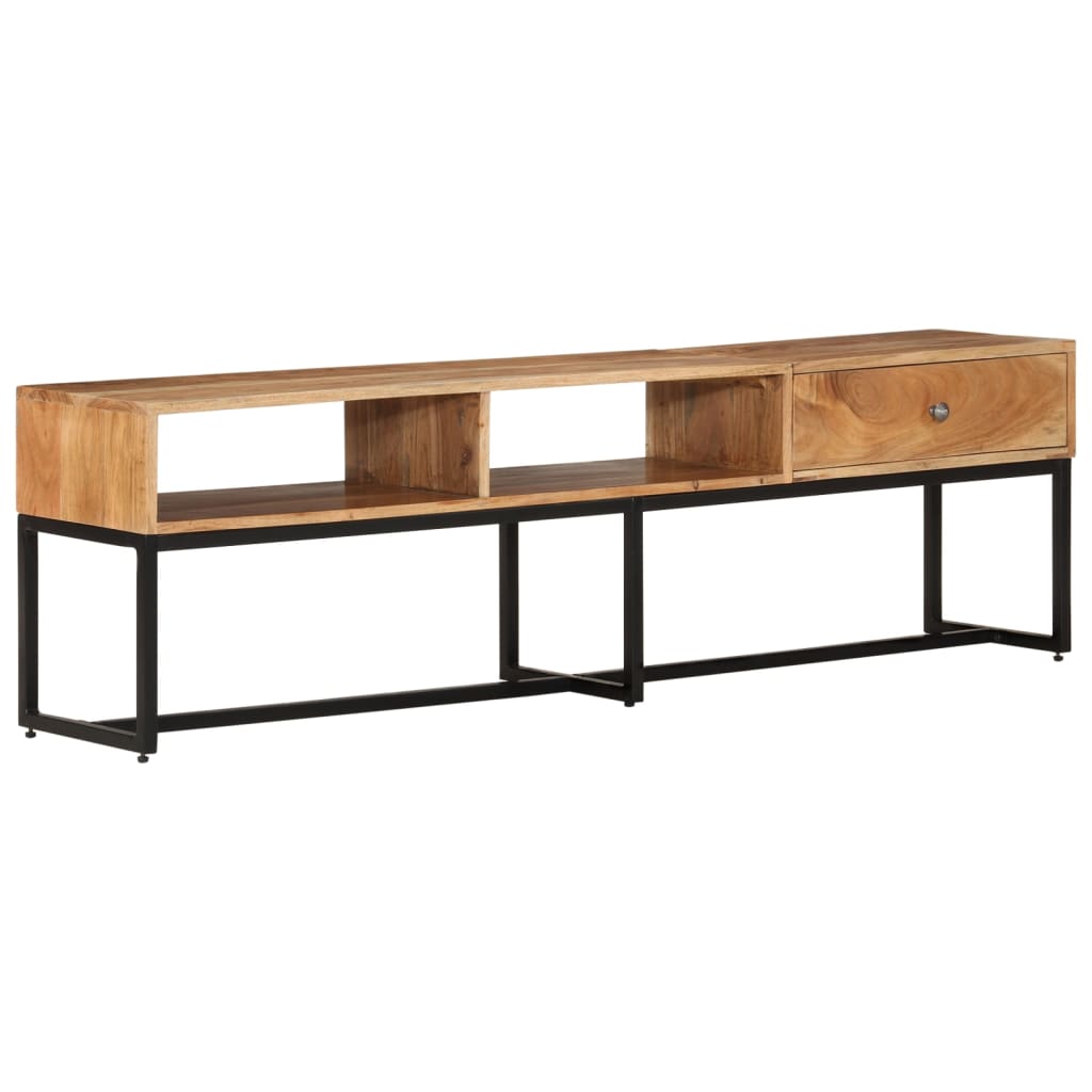TV Stand 160 x 30 x 45 cm Solid Acacia Wood