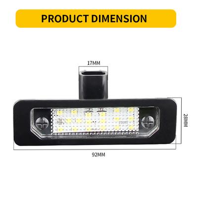 2 шт. Светодиодная лампа номерного знака Canbus для Ford Mustang 2010-2014 Focus Fusion Flex Taurus Lincoln MKS MKT MKX Mercury milan