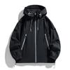 Осень и зима Ins Harbor Style Hooded Jacket Men Свободный Большой Размер Толстый Спортивное Пальто Для Пары Уличных Мужчин