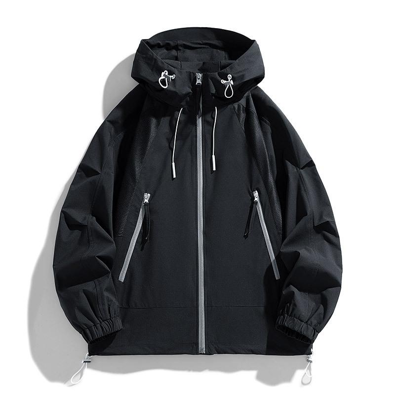 Осень и зима Ins Harbor Style Hooded Jacket Men Свободный Большой Размер Толстый Спортивное Пальто Для Пары Уличных Мужчин
