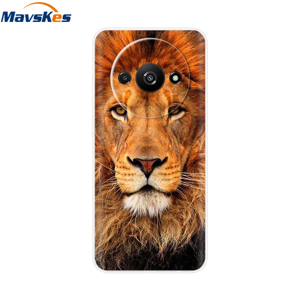 Чехол для Xiaomi Redmi A3 RedmiA3 Funda 6.71'' Прозрачная Мягкая Силиконовая Задняя Крышка Для Xiaomi Redmi A3 Ударопрочный Coque Бампер