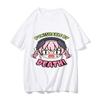 Blue Archive Punishable By Death Print T Shirt Rap Men's Women's Tshirt Cartoon Oversized Short Sleeve Casual Pure Cotton Tees