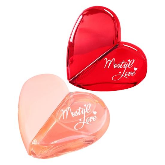 1 бутылка, 50 мл, женские духи Love, стойкий аромат, модные духи в форме сердца для фестивалей, Дня святого Валентина