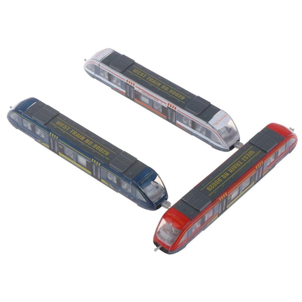 Metro Subway Train Zinc Zinc Alloy Model Diecast Train Toy Underground High Speed Rail Simulation Train Toy