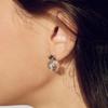 Les Bijoux Philosophy LB_Clear beads silver earring