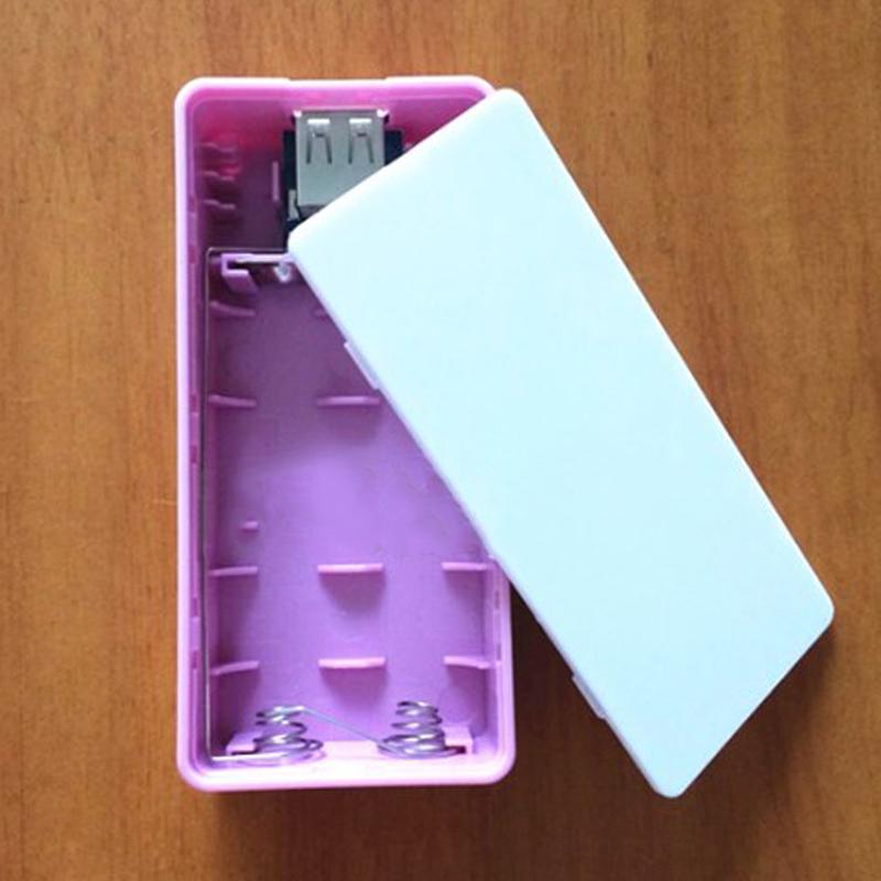 5600 мАч 2x 18650 USB Power Bank Зарядное устройство Чехол DIY Коробка Для Телефона Электронная Зарядка Для 18650 Li-Аккумулятора DC 5V 1A