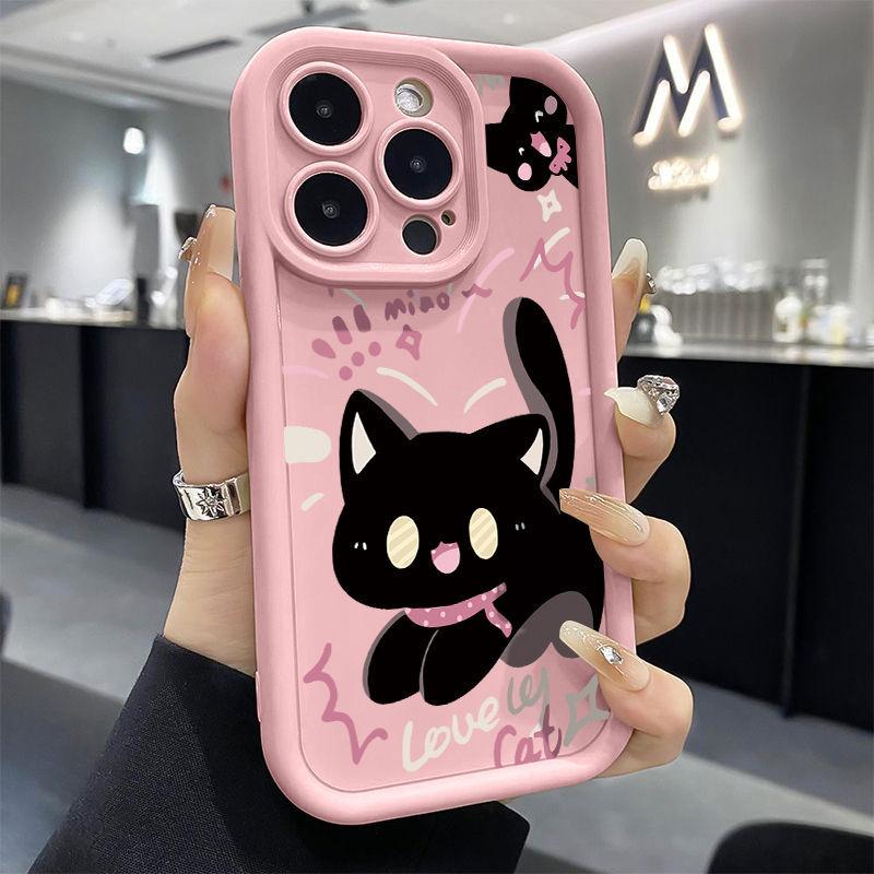 Чехол для мобильного телефона iPhone17Promax «Напугай котенка» лестница подходит для Apple 16promax всесторонние наборы Tianyan 14.