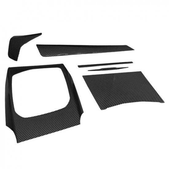 Carbon Fiber ABS Console & Dashboard Panel Cover Set For BMW G20 G21 G22 G26 G42
