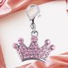 Мода Стразы Корона Кулон Брелок Собака Завесы Декор Аксессуары для домашних животных