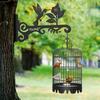 2 Pcs Metal Plant Hangers Decorative Bird Silhouette Wall Hooks Heavy Duty Plant Hanger for Hanging Flower Baskets Bird Feeders Indoor Outdoor Use