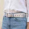 Y2K Lace Waistband Metal Buckle Dress Jeans Belt Fashion Canvas Waist Belt  Spicy Girls