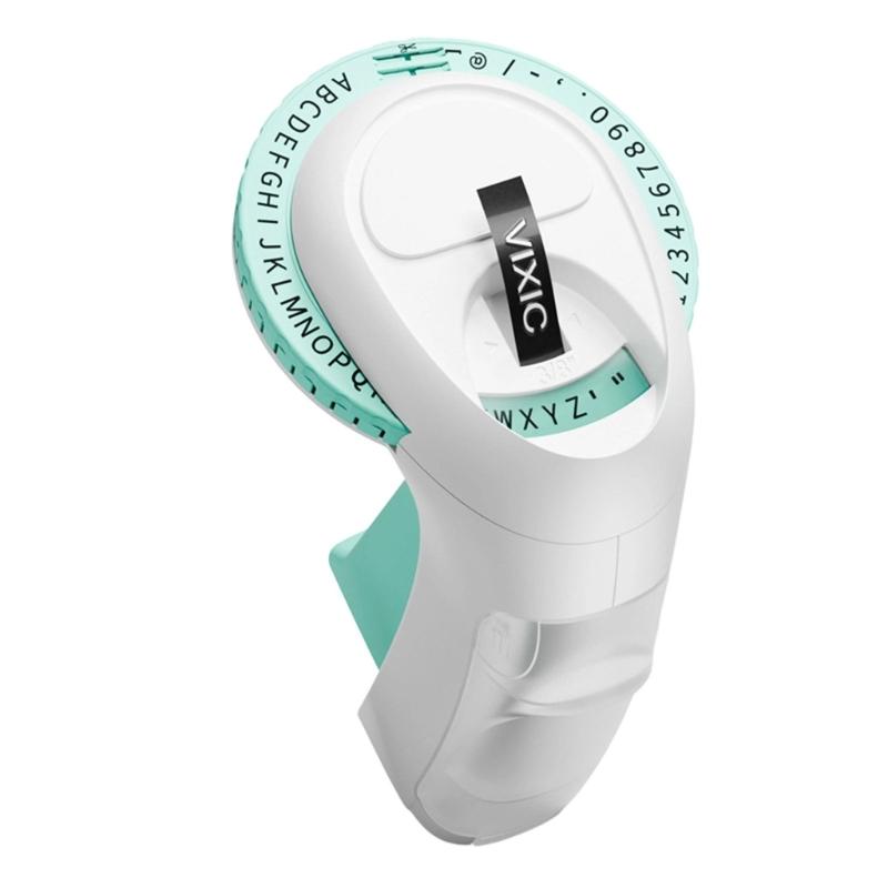 Household Embossing Label Maker Easy to Use Portable E975 Labelling Device for Print Price Date Names