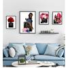 Posters and Prints Wall Picture for Living Room Deco Fashion Perfume Paris Tower Flower Lipstick Wall Art Canvas Painting Nordic