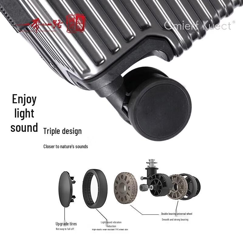 Cmierf Kuect PC Hardside Spinner Luggage