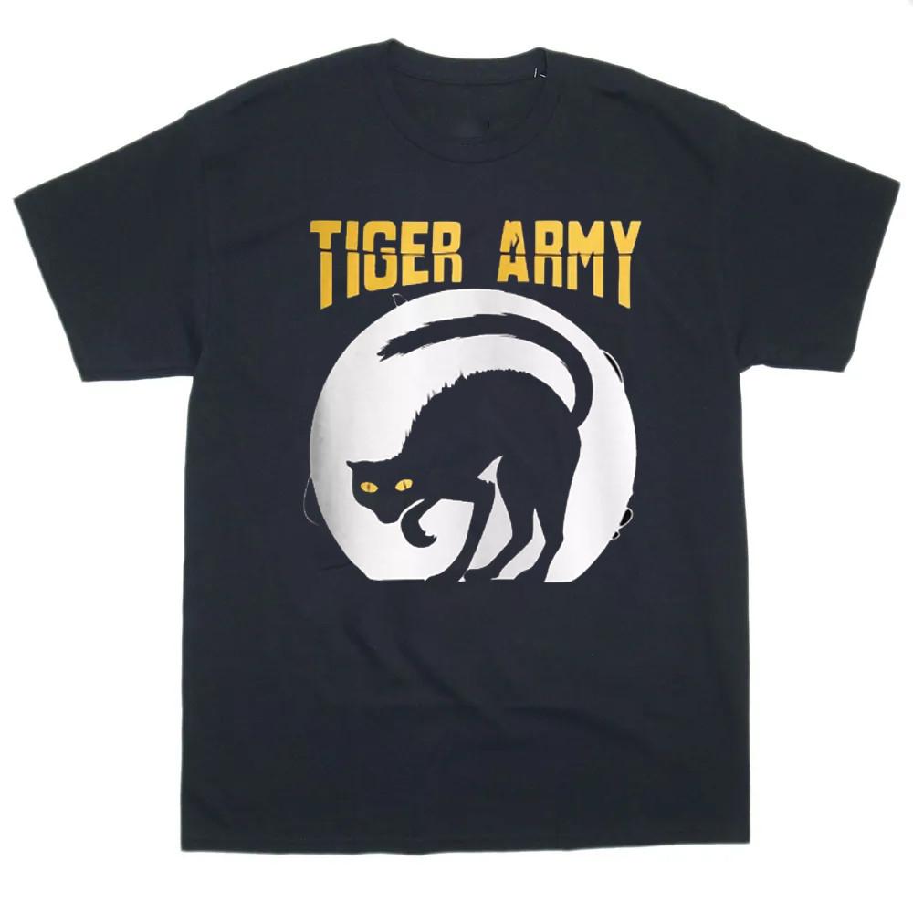 Vintage Tiger Army Band Remera Cotton Black Shirt Unisex Concert S to 5XL Unisex T-Shirt