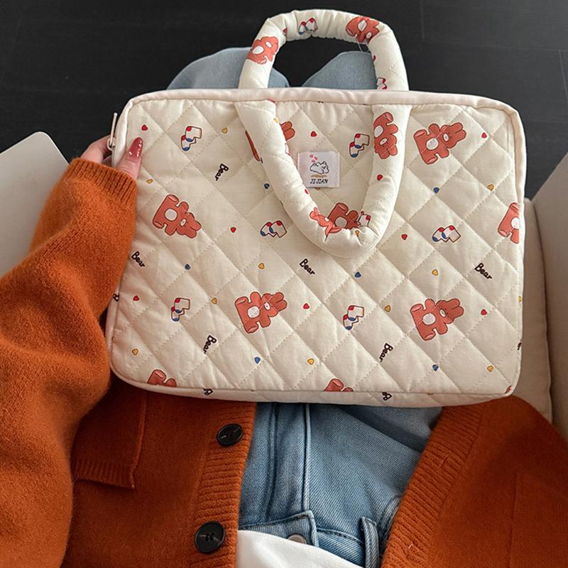 Ins Симпатичная сумка для ноутбука 14 дюймов, портфель, чехол для Macbook Air Pro Xiaomi Huawei Lenovo Asus HP, сумка для ноутбука