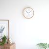 AMPERSAND FACTORY Настенные скандинавские настенные часы No Step Type, деревянные, часы, тихие, стильные, стеклянные, (AMP-C038)