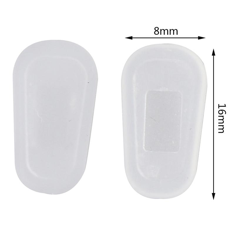 2 Pairs Embedding Anti-Slip Silicone Nose Pads for Eyeglasses Glasses Spectacles