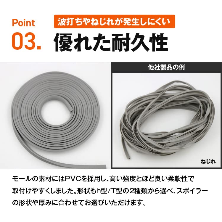 Аэро резиновый защитный молдинг для маскировки зазоров и предотвращения царапин. Включает двухстороннюю ленту. Молдинг G-FACTORY. (12 м, Т-образный, Белый)