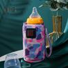 Portable Baby Bottle Warmer Sleeve 3 Levels Adjustable Electric Feeding Bottle Heater Fast Heating Outdoor Travel Infant Milk Bottle Heating Cover