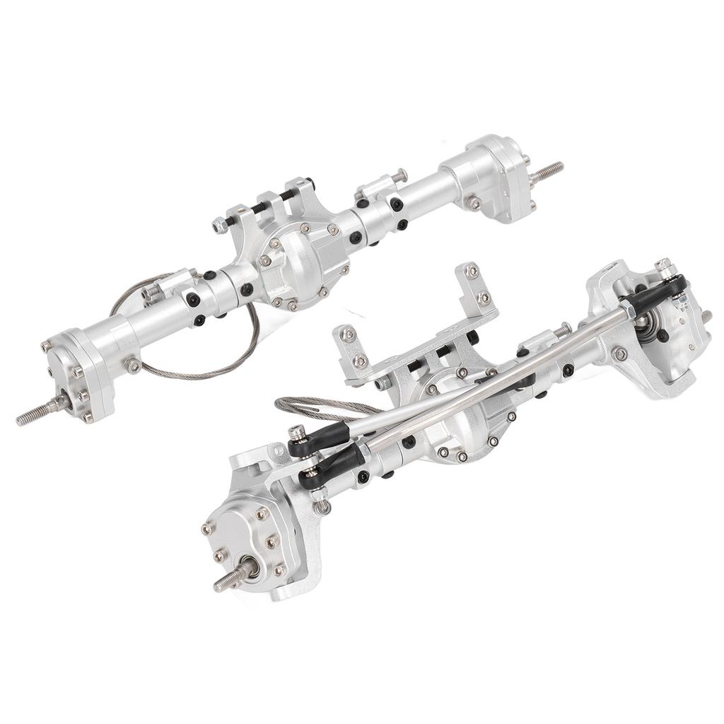 Комплект передних и задних мостов RC Portal с педальным сервоприводом из алюминиевого сплава для Axial SCX10 I II III AXI03007